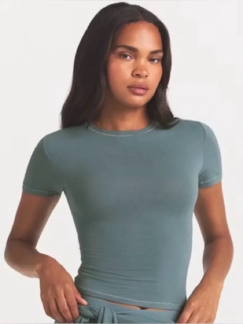 SKIMS Cotton Jersey T-Shirt in Kyanite - Size Small